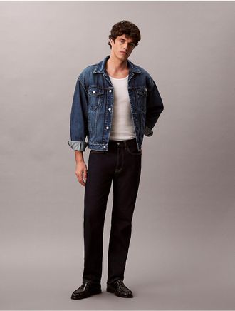 Calvin Klein Jeans Calvin Klein Mens Standard Straight Jeans - Blue - 31W x 32L