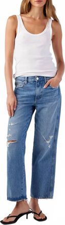 Amo Billie Cropped Straight Leg Jeans In My Love