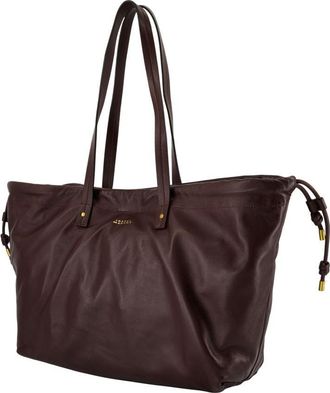 Isabel Marant Womens Silven Shoulder Bag Burgundy Calfskin