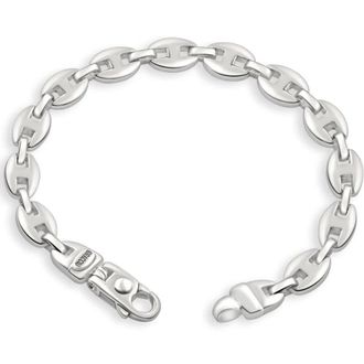 Pompeii3 Mens Marine 14k Gold (40gram) or Platinum (75gram) 8.5mm Link Bracelet 8