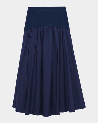 SIMKHAI Ovie Midi Skirt