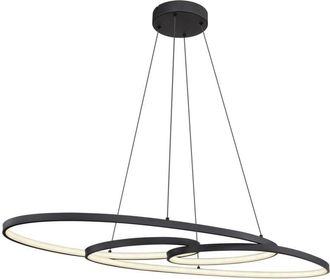 Globo Lighting Lámpara de techo colgante negro mate 2x LED 2700-6500K