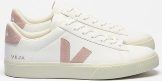 Veja Campo Leather Womens Trainers - Beige - Size UK 5