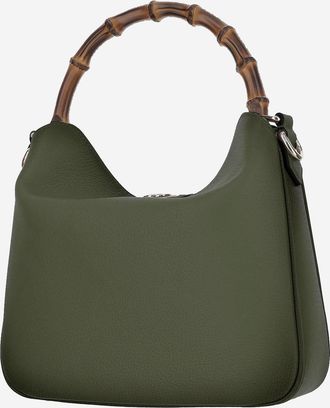 Gucci Womens Diana Medium Shoulder Bag Green Polyurethane