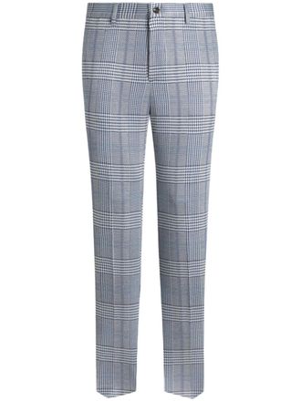 Etro Geruite pantalon - Blauw