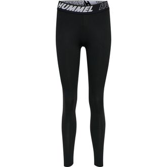Hummel Leggings HUMMEL, Damen, Gr. S (36), N-Gr, schwarz, Obermaterial: 92% Baumwolle, 8% Elasthan, Hosen Leggings
