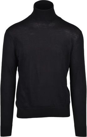 Ballantyne Wool Turtleneck - Black