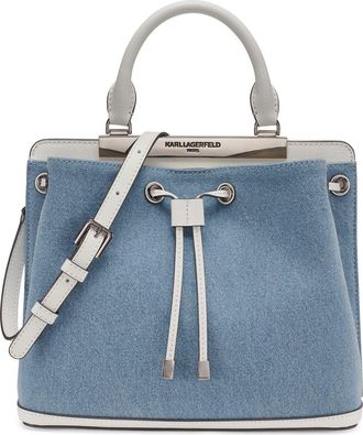 Karl Lagerfeld Evelina Denim Bucket in Light Denim at Nordstrom