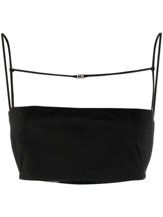 Dsquared2 Top met spagettibandjes - Zwart