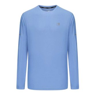 Karrimor Heren-T-shirt met lange mouwen en reflecterende details (Gedurfd blauw)