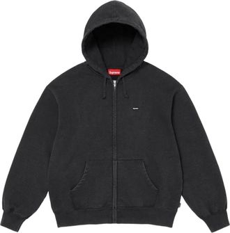 SUPREME FW26 Small Box Zip Up Hooded Sweatshirt Black SUP-FW26-031-BLK