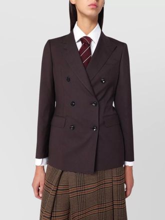 Tagliatore wool blend double breasted jacket