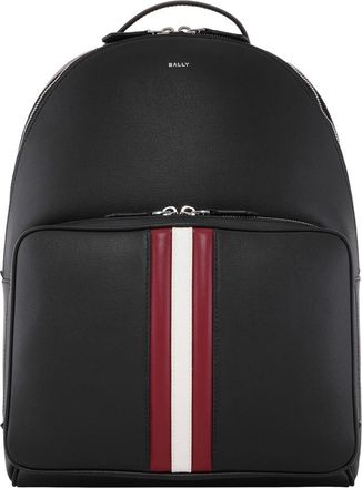 Bally Mythos Vertical Stripe Leather Backpack