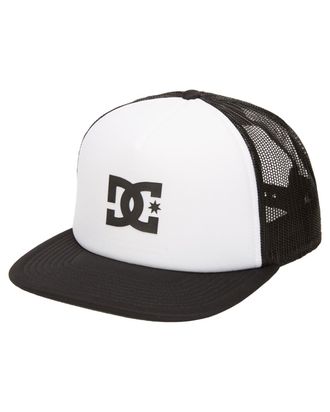 DC Trucker Cap DC SHOES Gas Station, Herren, schwarz-weiss (wei&szlig;, schwarz), Kunstfaser, Caps Trucker Cap