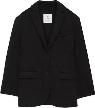 Anine Bing Quinn Blazer - Dames - Blazers - Zwart - M - Kasjmier - Jassen