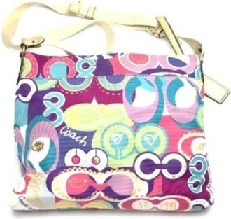 Coach Pre-owned Fabric shoulder-bags - Dames - Vintage Schoudertas - Veelkleurig - ONE Size - Vintage