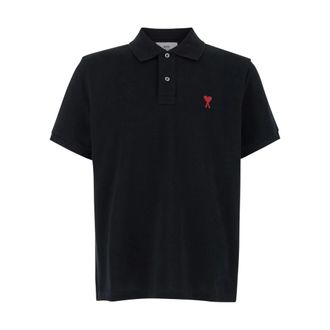 Ami Polo Ami De Coeur - - Tops - Uomo - Nero - L