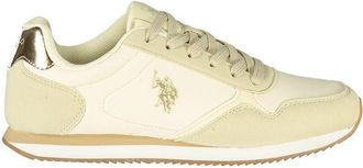 U.S.Polo Association Beige Polyurethane Womens Womens Sneaker