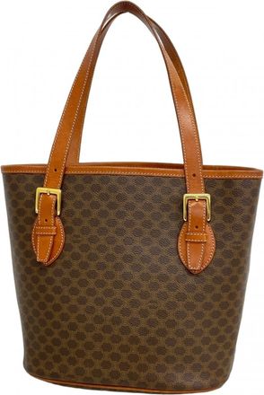 Celine Brown Pvc Tote Bag (Pre-Owned)