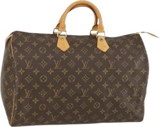 Louis Vuitton Pre-owned Handbags, female, Brown, Size: ONE SIZE Pre-owned Canvas Handbag