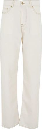 Darkpark Gale Relaxed Fit Tencel Denim - Dames - Regular Fit Jeans - Beige - W25 - Denim - Jeans