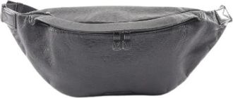 Louis Vuitton Pre-owned Discovery Monogram Shadow Heuptas - Heren - Vintage Heuptassen - Zwart - ONE Size - Leer - Vintage