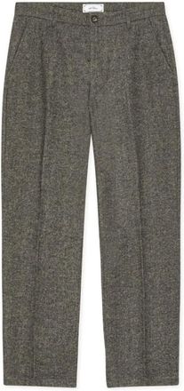 Les Deux Pantaloni Slack in Lana Melange - - Trousers - Uomo - Marrone - W29 L32
