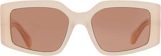Ferragamo Brown Irregular Ladies Sunglasses SF1101S 708 54