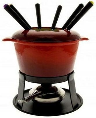 OEM Set Fondue 6 Tenedores Rojo - Hhf0255 - Tableandcook