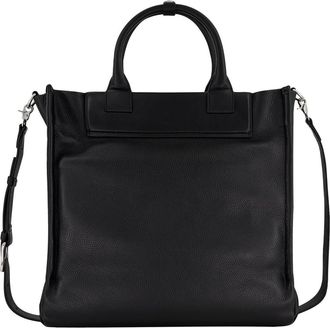 Vince Nordhelm Leather Tote in Black at Nordstrom