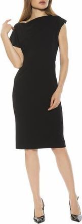 Alexia Admor Althea Sheath Dress in Black at Nordstrom Rack, Size X-Large