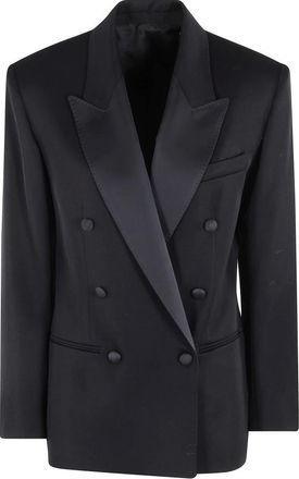 Isabel Marant Dames, Jassen, Zwart, Maat: XS Satijn