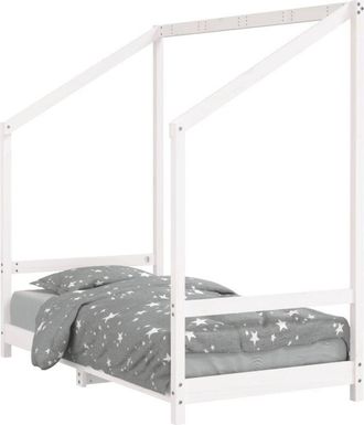 vidaXL Vidaxl - Estructura De Cama Para Ni&ntilde;os Madera De Pino Blanco 80x160 Cm