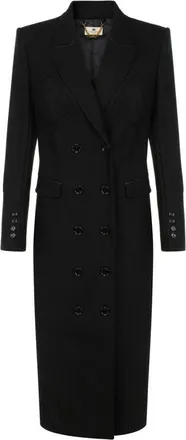 Elisabetta Franchi Mujer, Abrigos, Negro, Talla: S