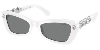 Swarovski SK6033 105087 Womens Sunglasses White Size 54