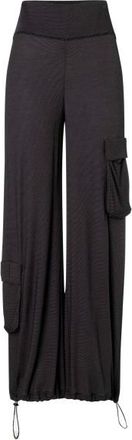 super.natural Loose Air Cargo Trainingshose f&uuml;r Damen | schwarz/grau