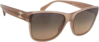 Chanel Pre-owned Accessories, female, Brown, Size: ONE SIZE Pre-owned Vintage Sunglasses