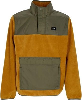 Vans Heren Fleece Anorak Jas Goudbruin - Heren - Zomerjassen - Bruin - XL - Polyester - Jassen