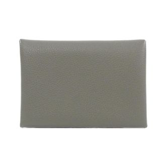 Herm&egrave;s Gray Coin Purse/Coin Case (Pre-Owned)