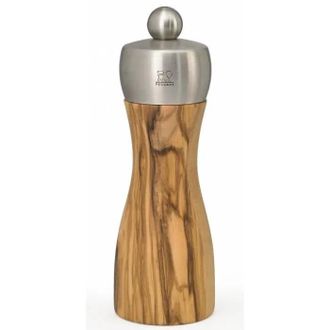 Peugeot Fidji Molinillo De Pimienta De Madera De Olivo 15 Cm