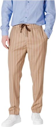 Gianni Lupo Uomo, Pantaloni, Beige, XL, new