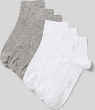 Camano Socken mit Label-Print im 7er-Pack in Weiss, Größe 39-42