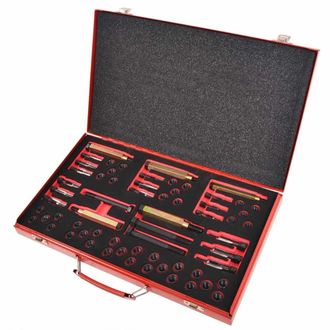 vidaXL Kit Reparaci&oacute;n Rosca Buj&iacute;a Incandescente 63 Pzas M8 M9 M10 M12 Vidaxl