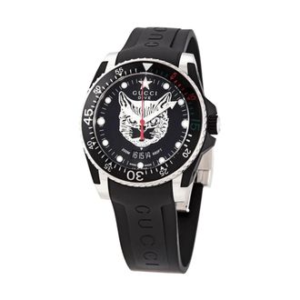 Gucci Accessoires, Heren, Zwart, ONE Size, Duikhorloge