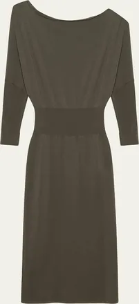 SIMKHAI Janese Off-Shoulder Midi Dress