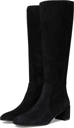 Stuart Weitzman Maeve Zip Boots Womens Boots Black 1 : 5.5 M, Leather