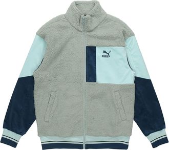 Puma Retro Sherpa Jacket Green 534678-79