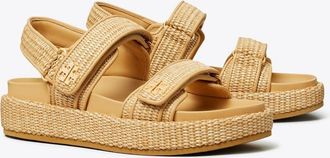 Tory Burch Womens Kira Sport Sandal, size 7.5