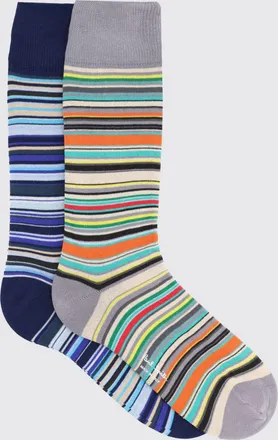 Paul Smith Set 2 paia di calze in cotone stretch