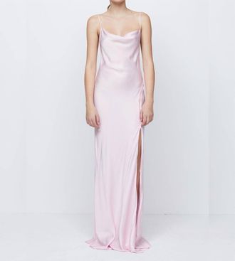Bec&bridge Joelle Split Maxi Dress In Quartz Pink